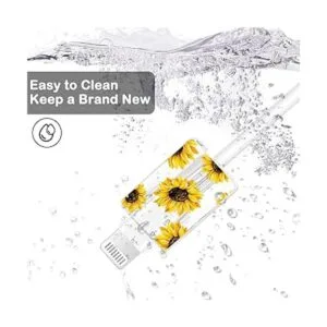 Protector de cable floral de flores para iPhone cargador_3