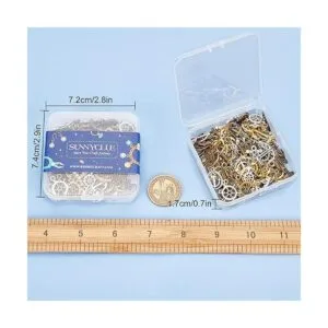 SUNNYCLUE 1 caja de 90 piezas de 15 estilos de dijes de_7