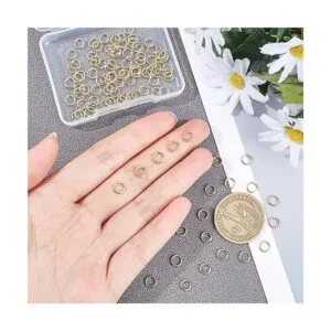 UNICRAFTALE Alrededor de 100 anillos de oro abiertos de_2