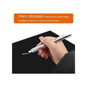 Seamaka Juego de soportes para esteatita plano y redondo_3