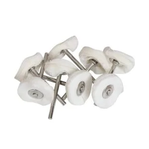 Juego de ruedas de pulido de 1 pulgada de fieltro de lana_4