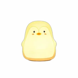 Linda luz nocturna de pingino Lámpara de animales con_1