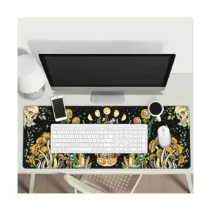 Alfombrilla de mouse para juegos de mariposas con forma de_6