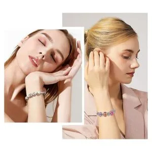 PH PandaHall 10 pulseras de cadena de serpiente de acero_7