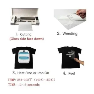 Puff Vinyl Transferencia de calor vinilo que brilla en la_6