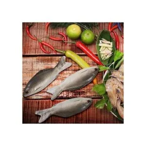 Gejoy 4 piezas de peces falsos de Halloween simulados de_2