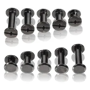 Pangda Juego de 80 tornillos de poste de encuadernación de_7