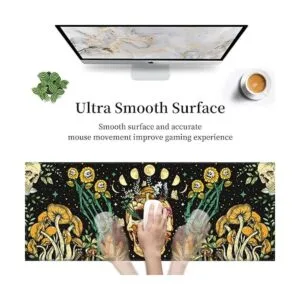 Alfombrilla de mouse para juegos de mariposas con forma de_5