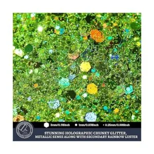 LEOBRO Brillantina de 5.64 onzas purpurina gruesa_3