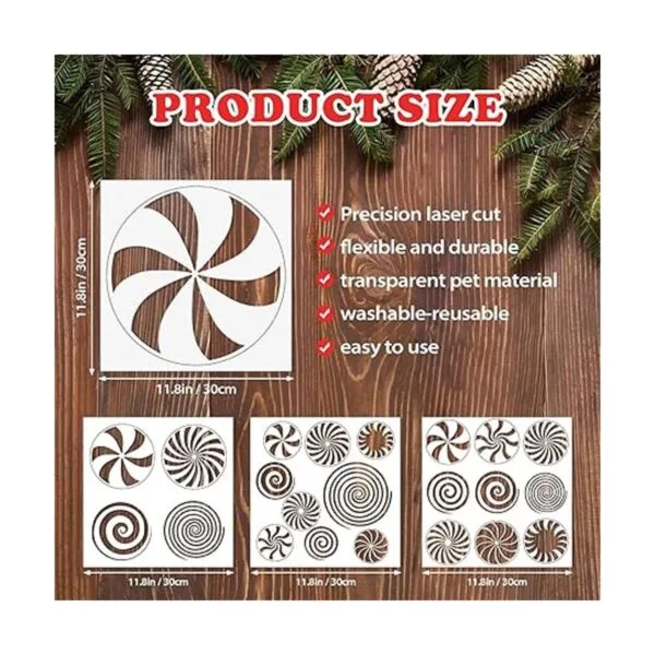 4 plantillas de Navidad para pintura plantillas de_2