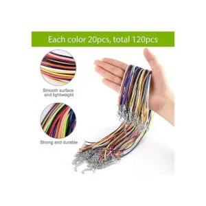 TUPARKA 60 piezas de 10 colores para collar de 0.079 in_4