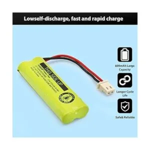 BT183482BT283482 2.4V 600mAh NiMH Batería de teléfono_5