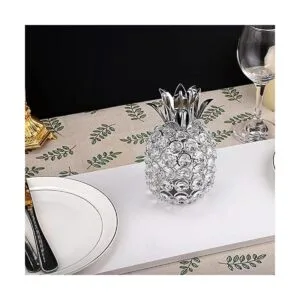 JUXYES Adornos de piña con cuentas de cristal brillantes_6