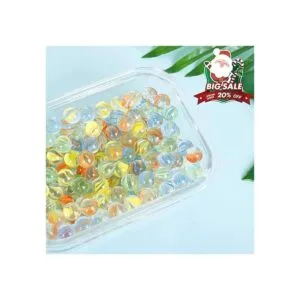 200 canicas de vidrio de colores surtidos a granel ojos_2