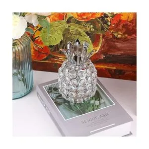 JUXYES Adornos de piña con cuentas de cristal brillantes_7