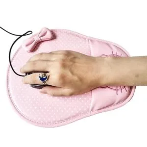 Alfombrilla de ratón de piel sintética para computadora_4