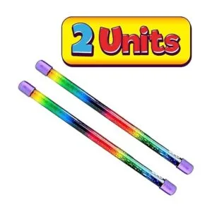 JARU Varita de bastón con purpurina 2 unidades mágicas_3