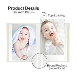 CRANBURY Libro de fotos pequeño para fotos de 4 x 6_2