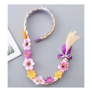 2 pelucas largas trenzadas de princesa peluca Rapunzel_2