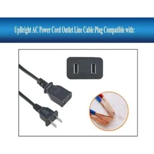 upbright nuevo en AC Power Cord Outlet Socket cargador_2