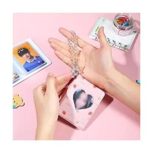 2 soportes para tarjetas de fotos Kpop de 3 pulgadas mini_3