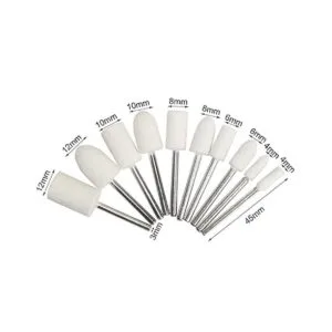 Juego de ruedas de pulido de 1 pulgada de fieltro de lana_5