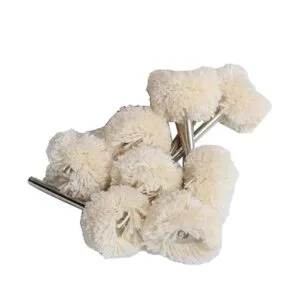 Juego de ruedas de pulido de 1 pulgada de fieltro de lana_6