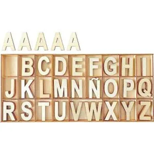 135 letras de madera del alfabeto de madera de 2 pulgadas_1