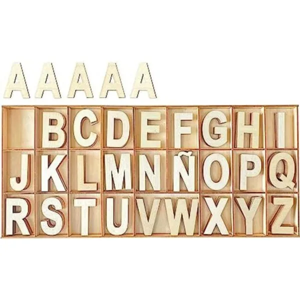 135 letras de madera del alfabeto de madera de 2 pulgadas_1
