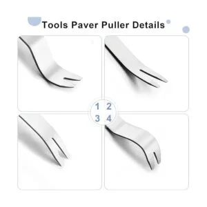 4 piezas de herramientas de pavimentación de acero_4