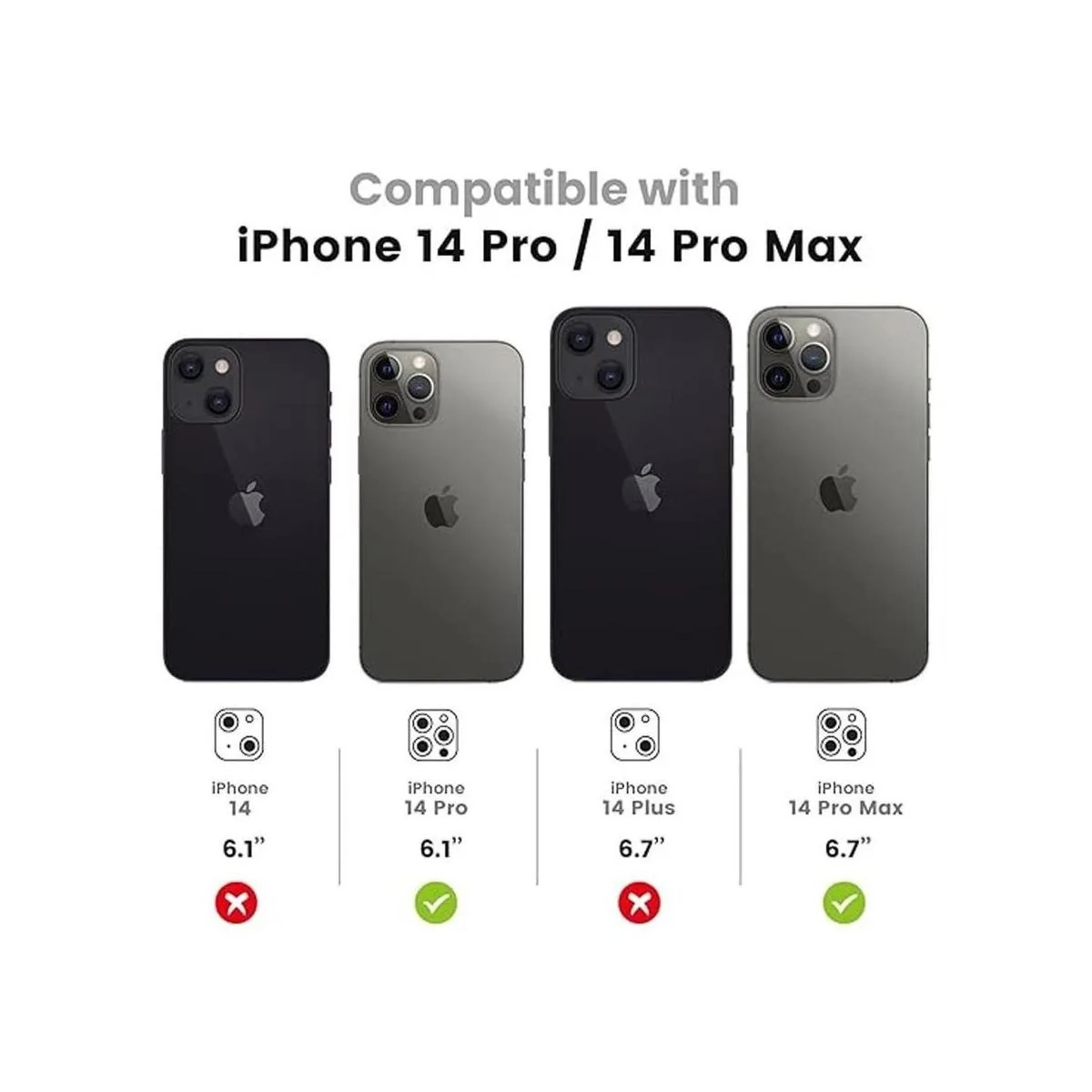 Tensea Protector de pantalla para iPhone 14 Pro Max para_2