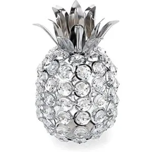 JUXYES Adornos de piña con cuentas de cristal brillantes_1