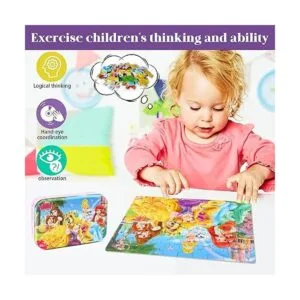 MZZOTOY Rompecabezas de princesa para niños de 4 a 8 años_4