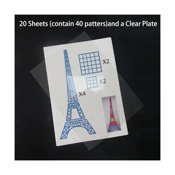 40 patrones moldes de dibujo para impresora 3D_2