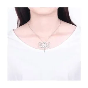 LGSY Colgantes de jaula de libélula chapados en plata para_5