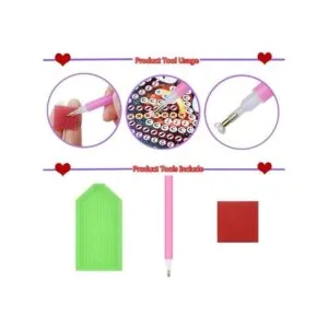 Kit de pintura de diamante religioso para marcapáginas_5