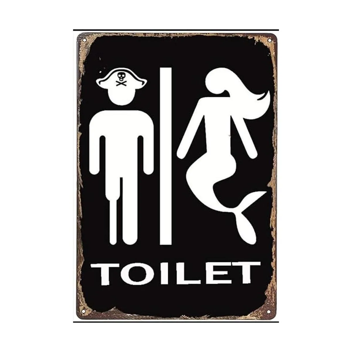 ICRAEZY Letrero de metal retro con diseño de pirata y_1