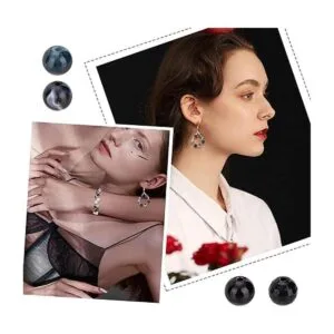 PH PandaHall 450 cuentas de cristal de color mármol de_5