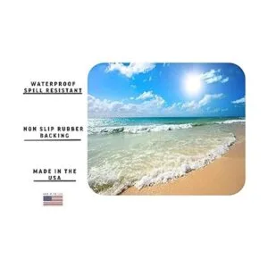Alfombrilla de ratón con diseño de costa para ordenador_3