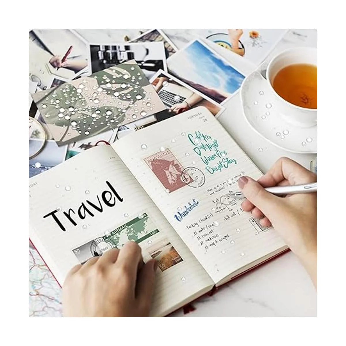 MIKIMIQI 1400 gotas de agua holográficas transparentes de_7