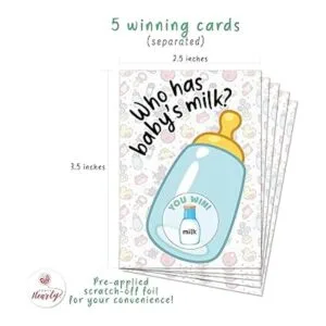 Party Hearty Juegos de baby shower 40 tarjetas de rifa_4