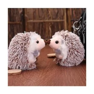 Hedgehog Llavero de peluche de animales de peluche_4