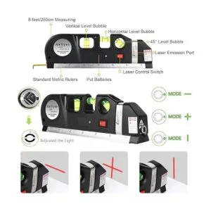 Herramienta de línea de nivel láser multiuso kit de nivel_3