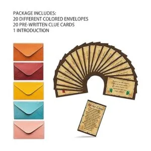 Tarjetas de juego de pistas de caza del tesoro pirata de_2