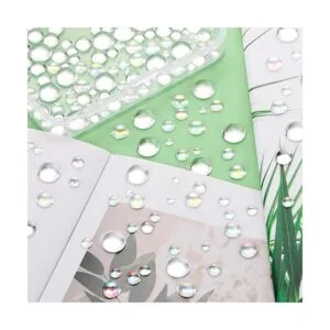 MIKIMIQI 1400 gotas de agua holográficas transparentes de_6