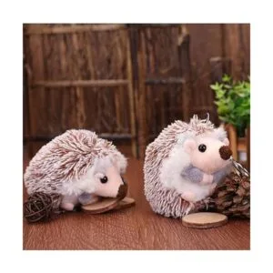Hedgehog Llavero de peluche de animales de peluche_3