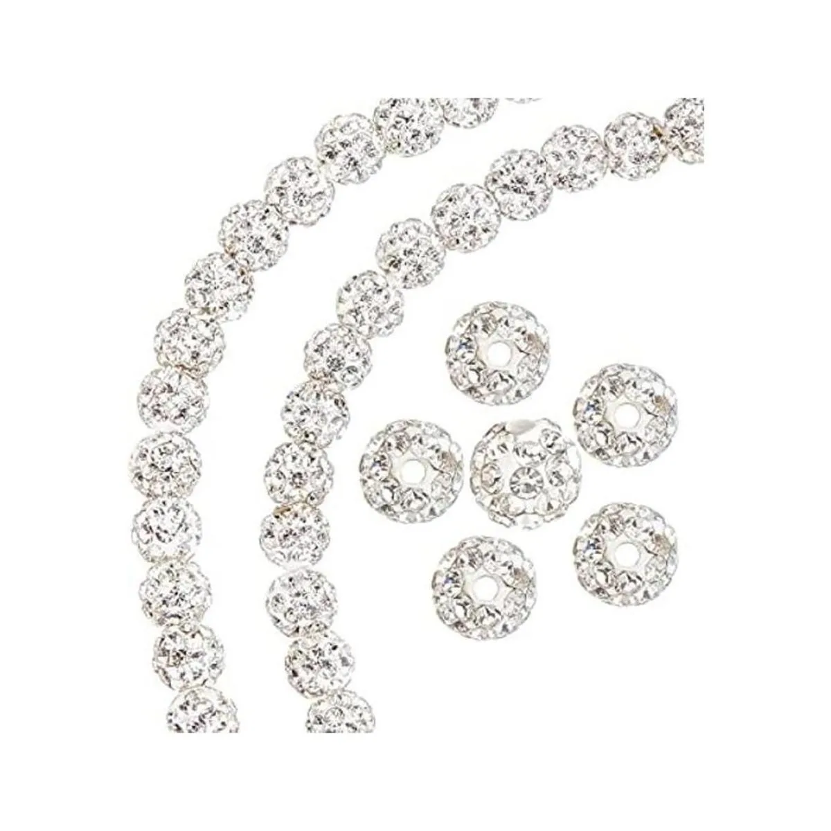 PH PandaHall Cuentas de arcilla con diamantes de_1