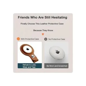 Airtags Funda para Airtags diseño de piel de mano de_4