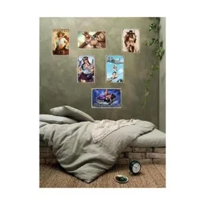 ICRAEZY Letrero de metal retro con diseño de pirata y_5