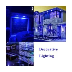 Kapata Bombilla LED azul A19 de 9 vatios 120 V base E26_3